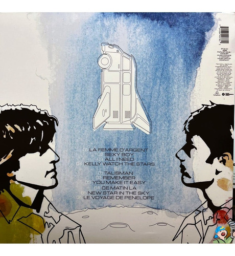 Imagen 3 de 9 de Vinilo De Coleccion Air Moon Safari + Revista