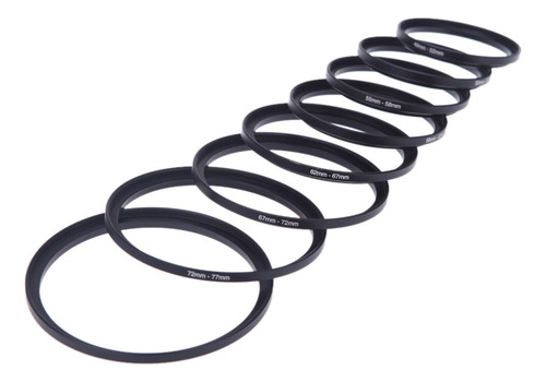 Kit 8 Aneis Lente 49 A 82mm Step Up Adaptador