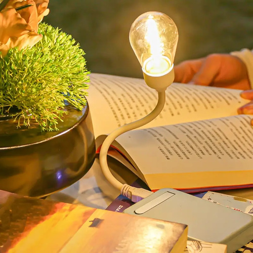 X2 Lampara Led Usb Portatil Para Lectura Interiores