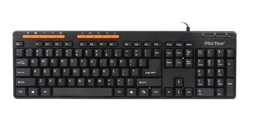 Teclado Multimedia Meetion. Usb | Mt-k600m