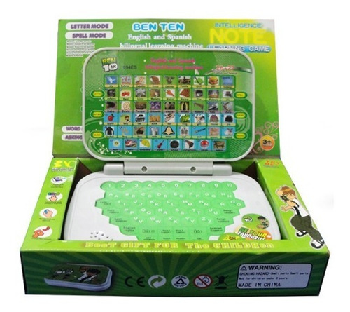 Computadora Laptop Didactica Bilingue Ben10 Caja