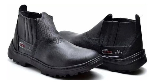 Bota Coturno Masculina Segurança Costrução Civíl Com C.a | Mercado Livre
