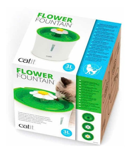 Fuente Bebedero Gato 3 Lts Catit Recirculante Filtro Agua F