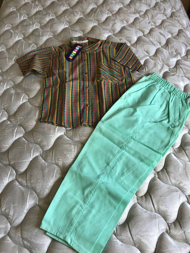 Conjunto Pantalon Y Camisa, Talla 4