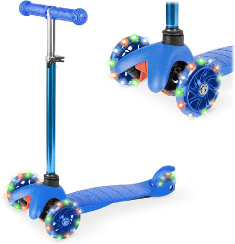 Best Choice Blue Mini Kick Scooter Patineta 