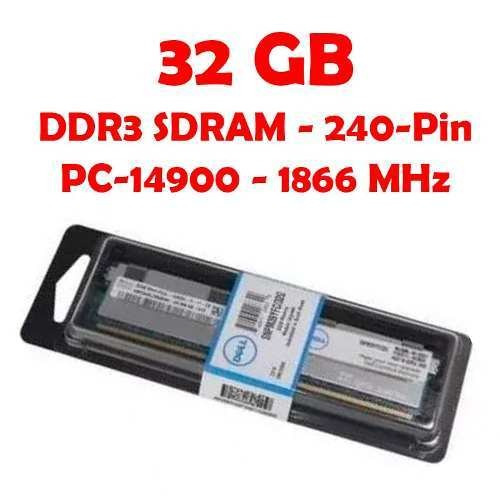 Memoria RAM 32GB 1 Dell SNPJGGRTC/32G