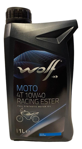 Aceite Wolf 4t 10w40 Full Sintetico Motos Racing 