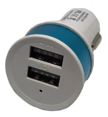 Imagen 2 de 3 de Cargador Rapido Auto Doble Para Todos Celulares Hobbytronica