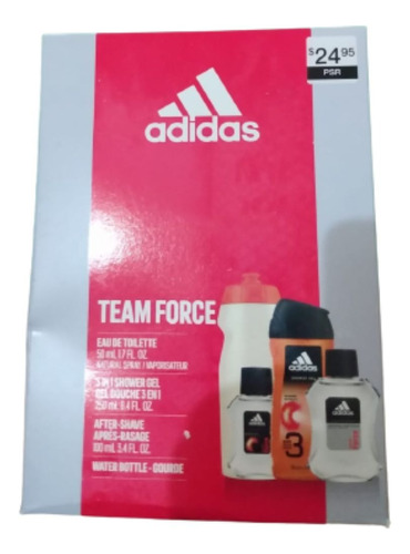 Set De Perfume  adidas Team Force 50ml, 100ml, 250ml 