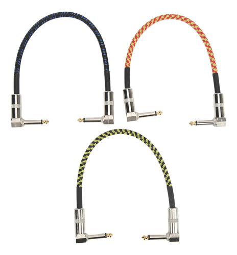 Parches Para Guitarra Effect Cables, 3 Unidades, De Nailon,