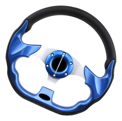 Volante A Para Carreras Deportivas De Coche, Aluminio Azul