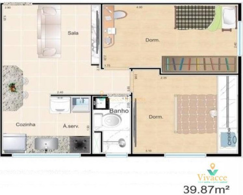 Imagem 20 de 24 de Apartamento À Venda, 38 M² Por R$ 210.000,00 - Jardim Coimbra - São Paulo/sp - Ap2829