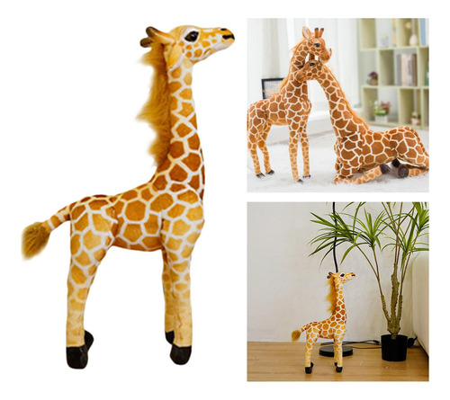 C-f Juguete De Peluche De Jirafa De Peluche Grande Para 60cm