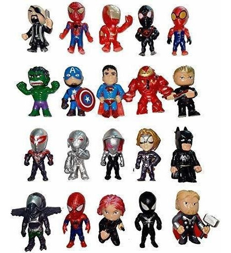 Marvel Titan Hero Series Exclusivo 20 Figuras Set Decoracion