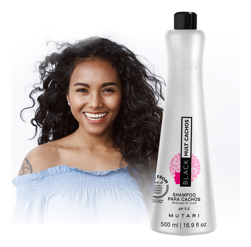 Shampoo Cachos Perfeitos Desembaraçado Balanço Natural Black