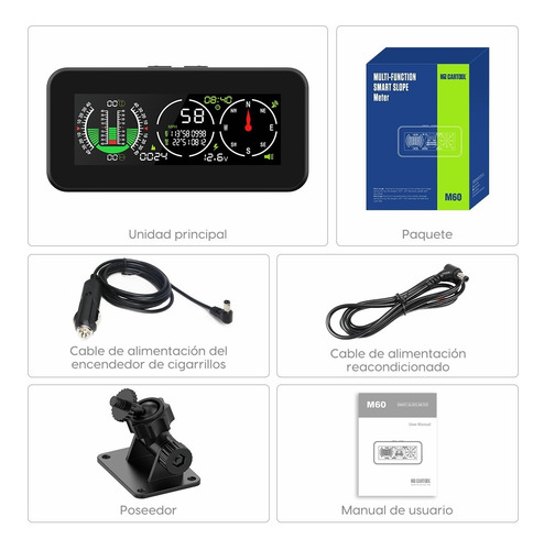 Brújula Inclinómetro Velocímetro Gps Para Todoterreno