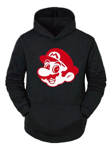 Buzo Canguro De Super Mario Bross / Unisex Todos Los Talles