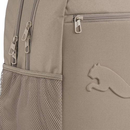 Mochila Puma Buzz para viagem Cor Marrom Design do tecido Liso