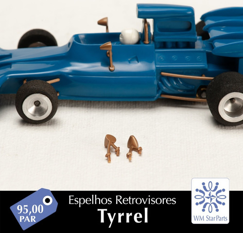 Retrovisores Para A Tyrrel Do Autorama Estrela