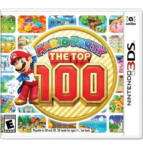 Mario Party The Top 100 - Nintendo 3ds - Físico - Xurugauy