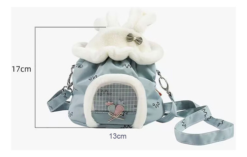 Bolso Transportador Para Hamster Conejo Ardilla Cobayas Rato