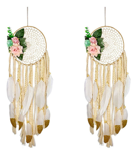 2pcs Atrapasueños Luna Sol Estrella Atrapa Sueños **077