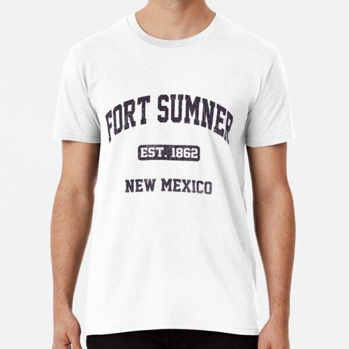 Remera Fort Sumner Nuevo México Nm Estilo Atlético Estatal V