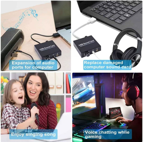 Usb External Converter Audio Stereo