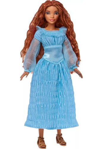 Disney La Sirenita Ariel Con Vestido Azul