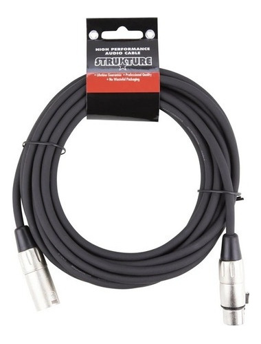 Cable Xlr Para Microfono/audio 6mt