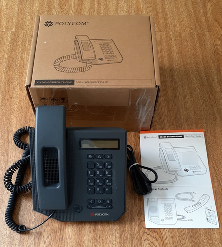 Teléfono Usb Polycom Cx300 Voip Para Skype For Business Lync