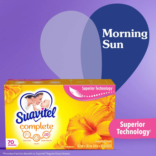 Toallitas Suavitel Suavizante De Tela Para Secadora 70 Pack