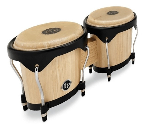 Bongó LP LP601NY Bongos LP City 6" & 7" Pele Rawhide Couro Animal City tamaño 6“ y 7” de madera