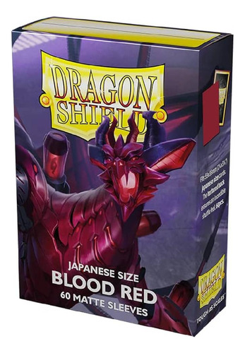 Dragon Shield Matte Blood Red Japanese