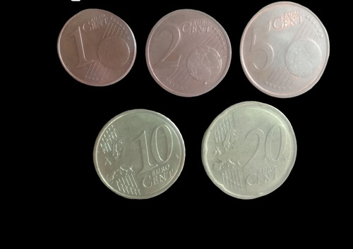 Monedas Francia Céntimos De Euro 5 Diferentes 2007-2015