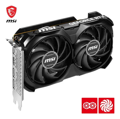 【いくら】MSI GeForce RTX 4060 Ventus 2X Placa De Vídeo Msi Ventus 2x Oc Geforce Rtx 4060 8gb Gddr6
