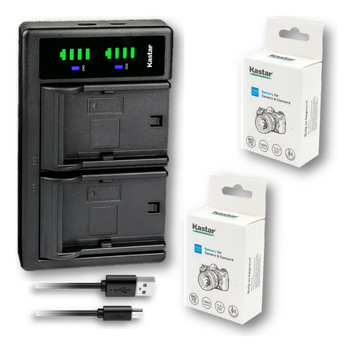 Cargador + 2 Baterias Mod. 68251 Para Sanyo Xacti Vpc-t1495