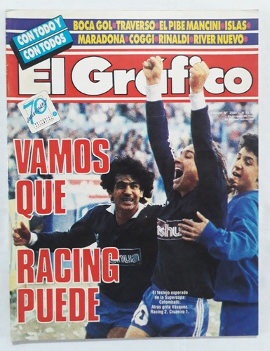 El Grafico 3584 - Racing Cruzeiro Final Supercopa 88 Fs