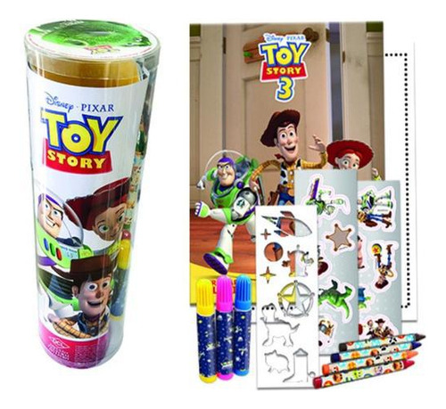 Livro -disney - Tubo Historias E Colorir - Toy Story 4