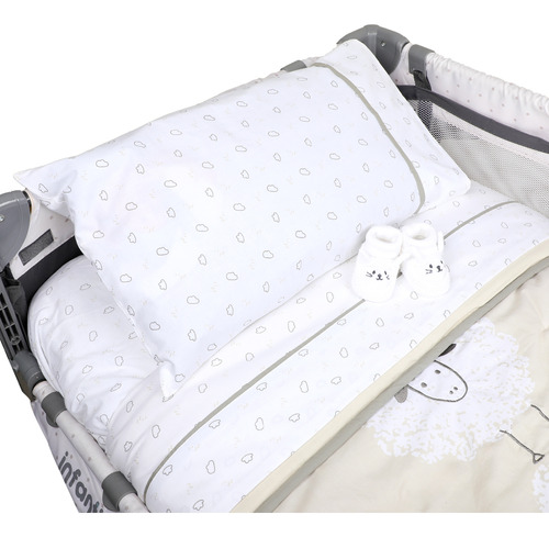 Set De Cuna Playard Ovejas Infanti