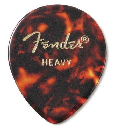 Pack De 12 Uñetas Fender 347 Shell Heavy Originales