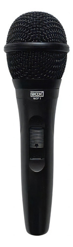 Microfone Com Fio Boxx Mcf 1 Cor Preto