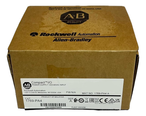 Allen Bradley 1769-pa4