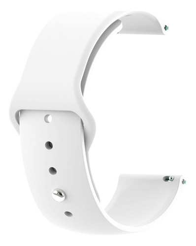Pulseira Silicone Sport Compatível Com Smartwatch Colmi P42 Cor Branca