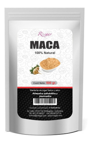 Maca Peruana En Polvo 500gr - g a $89