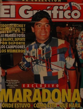 El Grafico 3874 Nota Diego Armando Maradona