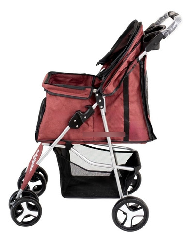 Cohe Para Perros De 4 Ruedas Marca Pet Driver Color Rojo