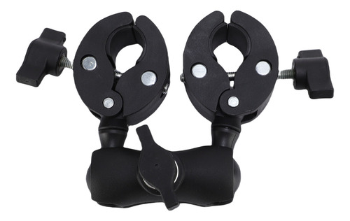 Soporte De Montaje De Doble Pinza Para Paraguas, 360 Grados