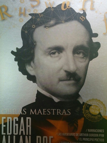 Imagen 1 de 4 de Libro De Obras Maestras De Edgar Alan Poe.