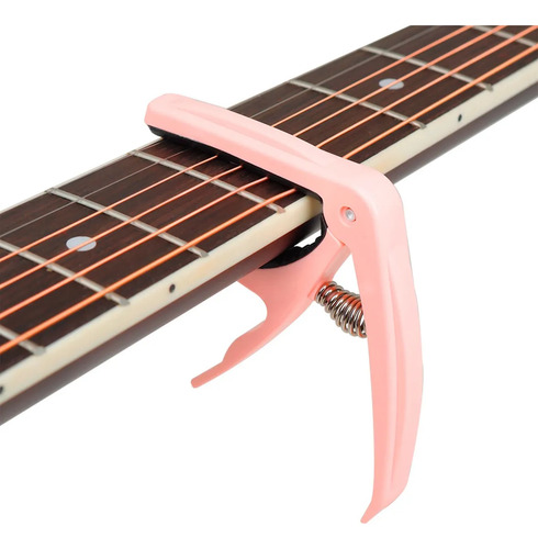 Guitarra Capo Cambio Rápido Accesorios De Guitarra Rosado